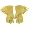 Image 1 : Nicely beaded pair of leather gauntlets