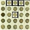 Collection of 25 silver dollar coins