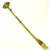 Image 1 : Rawhide wrapped and beaded stone head club