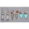 Image 1 : THREE PAIRS OF EARRINGS