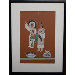 SAN ILDEFONSO PAINTING