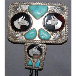 ZUNI BOLO & BUCKLE