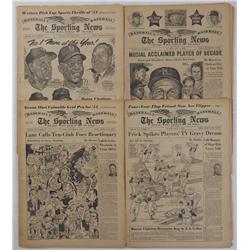 Four Issues of "The Sporting News"
