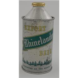 Rhinelander Export Beer Cone-Top Can