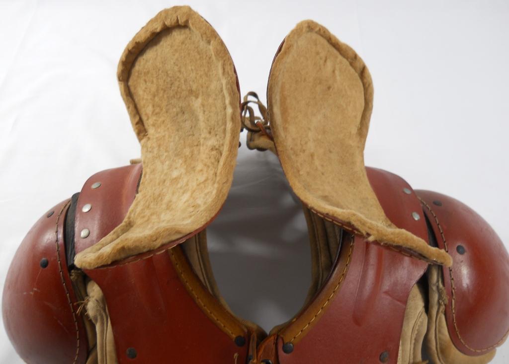 REACH Leather Football Shoulder Pads