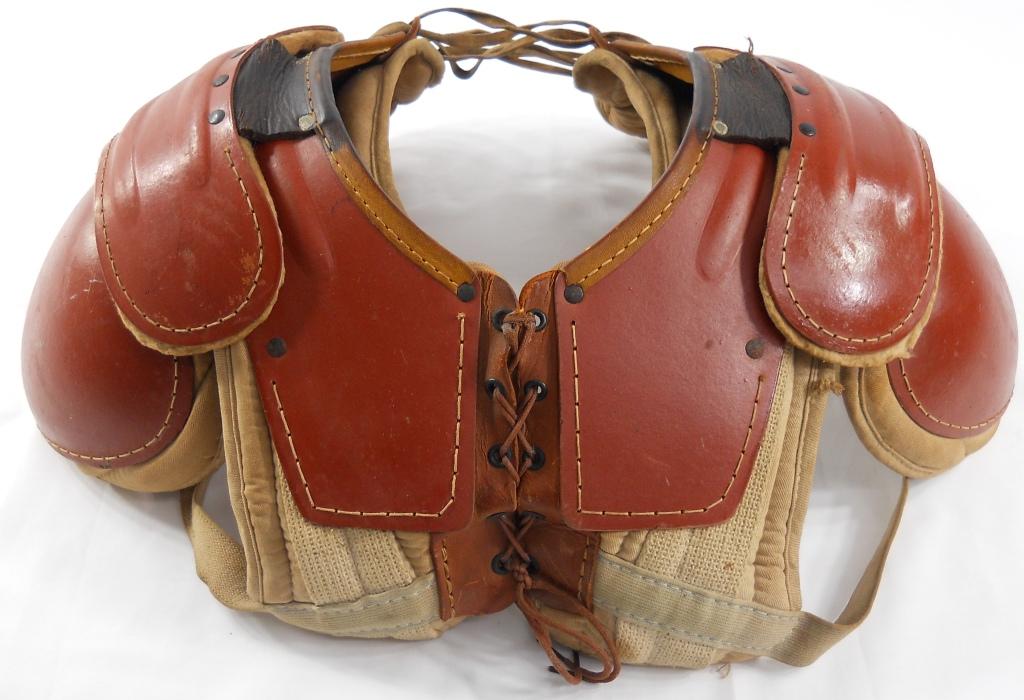 REACH Leather Football Shoulder Pads