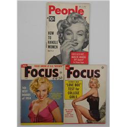 3 Marilyn Monroe Magazines