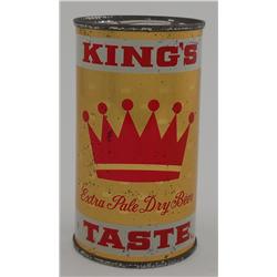 King's Taste Flat-Top Beer Can