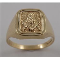 Estate Jewelry Masonic Ring