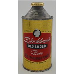 Blackhawk Beer Cone-Top Can
