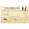 Image 1 : World Series Scores Card