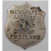 Image 1 : Newspaper License Badge