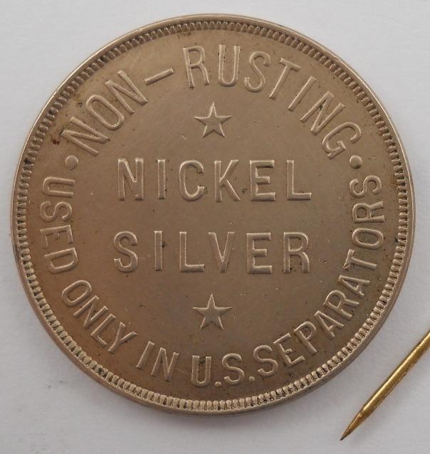 Cream Separator Coin and Case Pin