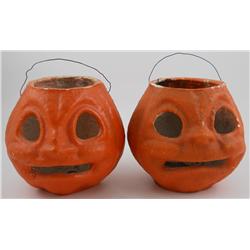 Two Jack-O-Lanterns