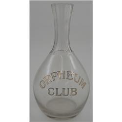 Vintage Back Bar Bottle