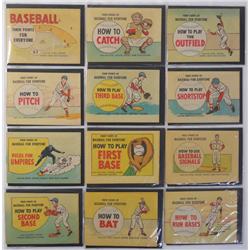 12 Baseball Booklets