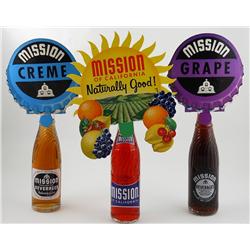 3 Bottle Toppers with Bottles