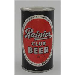 Rainier Club Beer Flat-Top Can