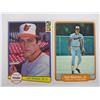 Image 1 : Two Cal Ripken, Jr. Rookie Cards