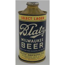 Blatz IRTP Flat-Bottom / Cone-Top Beer Can