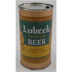 Lubeck Premium Beer Flat-Top Beer Can