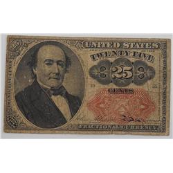 1874 - 25 cent Fractional Currency