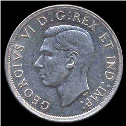 1939 Canada $1 Silver AU (COI-8264)