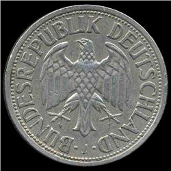 1961J Germany 1 Mark Hi Grade RARE (COI-8154)