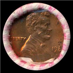 1981D Lg Dt 1c UnOpened Orig Bank Roll 50 GEMS (COI-5523)