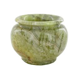 Rare Green Thai Jade Vase (DEC-404)