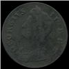 Image 1 : 1730 US Colonial British Geo II 1/2p VF details (COI-7166)