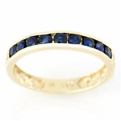 .90ct Natural Bl Sapphire Eternity Ring 9k Gold (JEW-9402X)