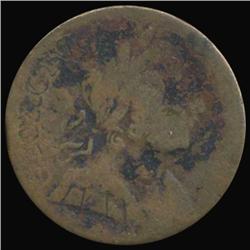 1770 Colonial Counterfeit George III Farthing  (COI-7066)