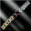Image 1 : 116ctw Fancy Multigem Sterling Bracelet  (JEW-2270)
