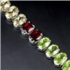 Image 2 : 116ctw Fancy Multigem Sterling Bracelet  (JEW-2270)