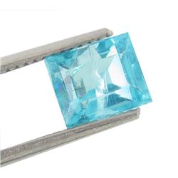 2.37ct Rectangle Neon Blue Green Apatite Africa  (GEM-23919B)