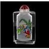 Image 1 : Heavy Beveled Glass Chinese Snuff Bottle (CLB-597)