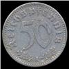 Image 2 : 1942A Nazi Germany 50pfg XF (COI-8120)