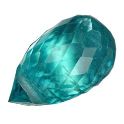 .3ct Blue Apatite Briolette (GMR-0540)