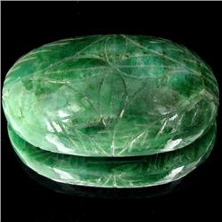 180ct Floral Carved Emerald  (GEM-11354)