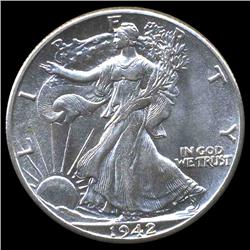 1942 Walking Liberty Half MS66+ Gem ERROR (COI-8418)