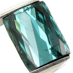5.41ct Aqua Cuprian Tourmaline Appraised $54k (GEM-23813)