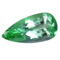 38.50ct Pear Cut Afghan Natural Green Kunzite   (GEM-28301)