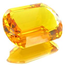 130.77ct Maderia Orange Citrine Appraised $48k (GEM-23790)