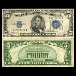 1934C $5 Silver Certificate Circulated (CUR-06047)
