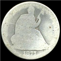 1877 Seated Half Circulated (COI-5848)