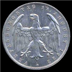 1922A Germany 3 Mark MS64 (COI-8525)