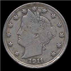 1911 Liberty 5c XF Details (COI-7804)