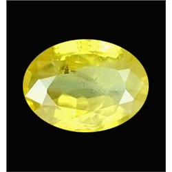 1.00ct Genuine Yellow Sapphire Oval Africa  (GEM-20977)