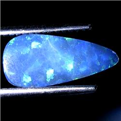 1.81ct Australian Black Opal Doublet Full Fire (GEM-30011)